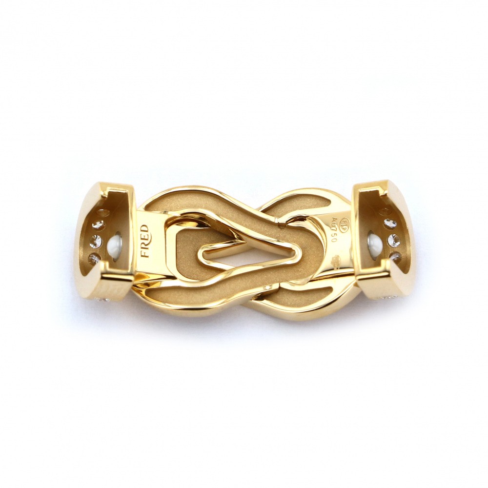 FRED Chance Amphini Lm Full Diamond Accessory 18K Yellow Gold 0B0101