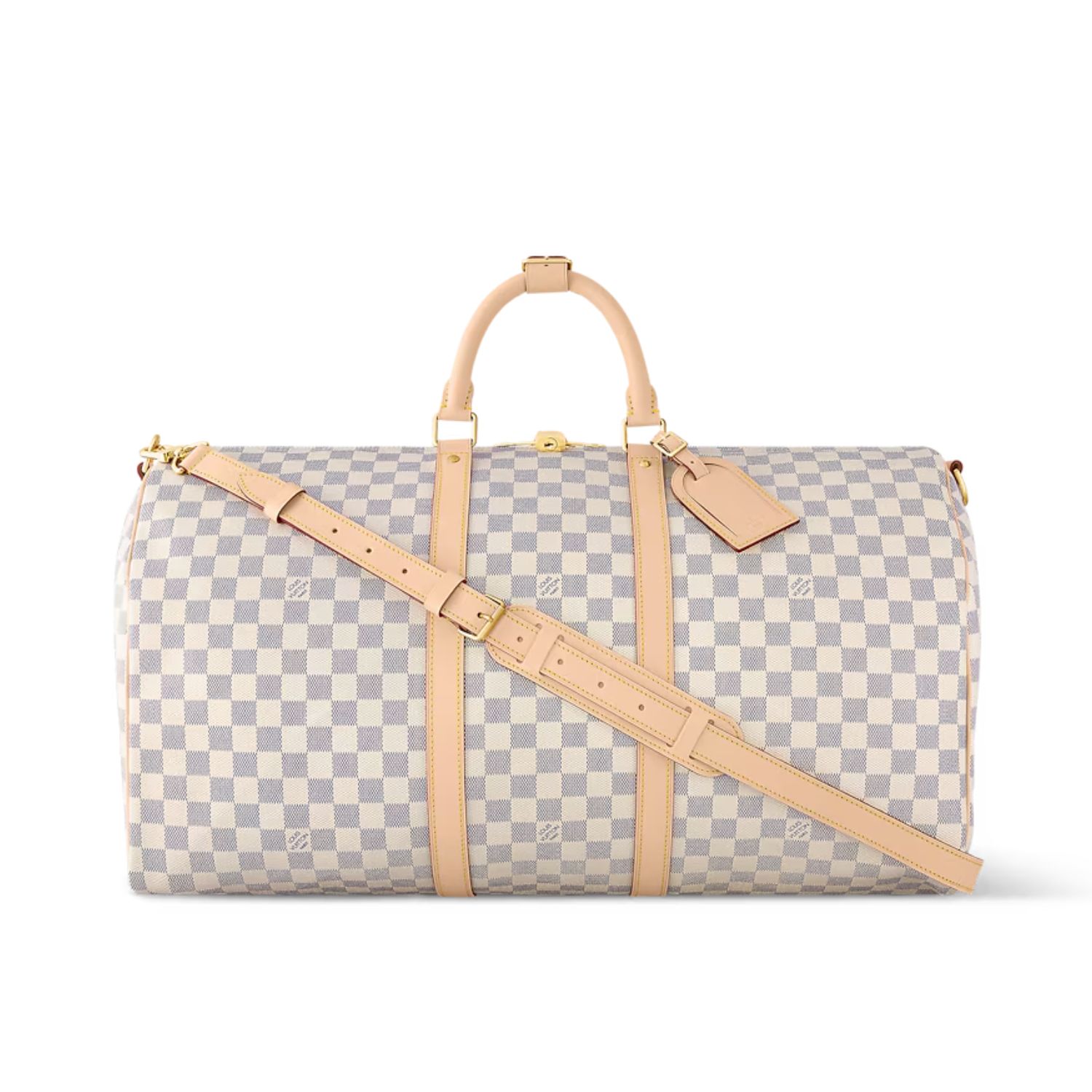 Louis Vuitton Keepall Bandouliere 55 Damier Azur Canvas 55cm N41429
