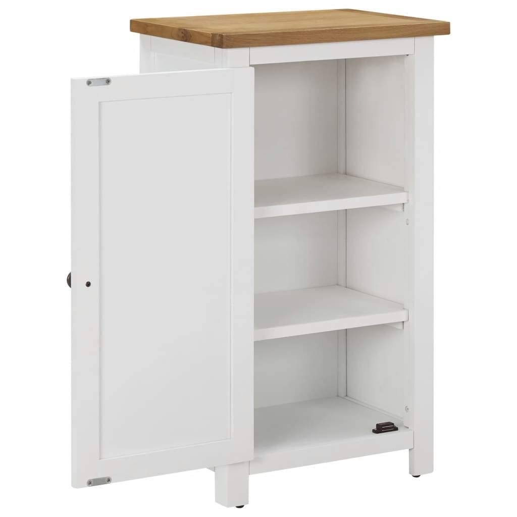 vidaXL Cupboard 17.7x22x12.6x22x33.5x22 Solid Oak Wood