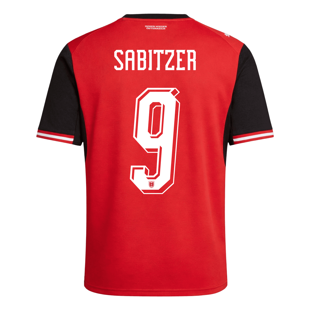 SABITZER #9 Austria Home Soccer Jersey World Cup 2026