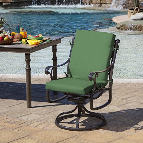 ARDEN Outdoor Dining Chair Cushion, 20 in x 20 in, Weather-Proof, Rain-Proof, Fade Resistant Patio Cushion for Patio, Dining, or Rocking Chairs Sapphire Blue Leala