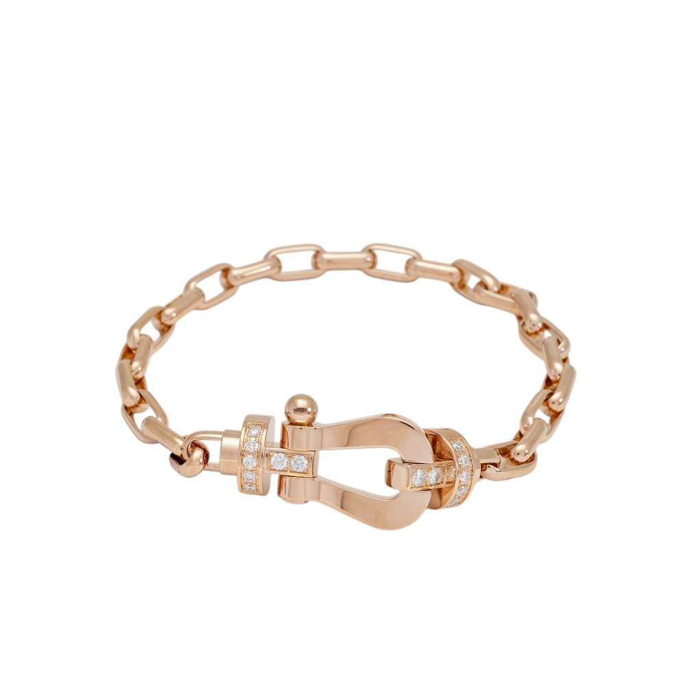 FRED Force 10 Lm Bracelet 18K Rose Gold Diamond 0B0030-6B0352