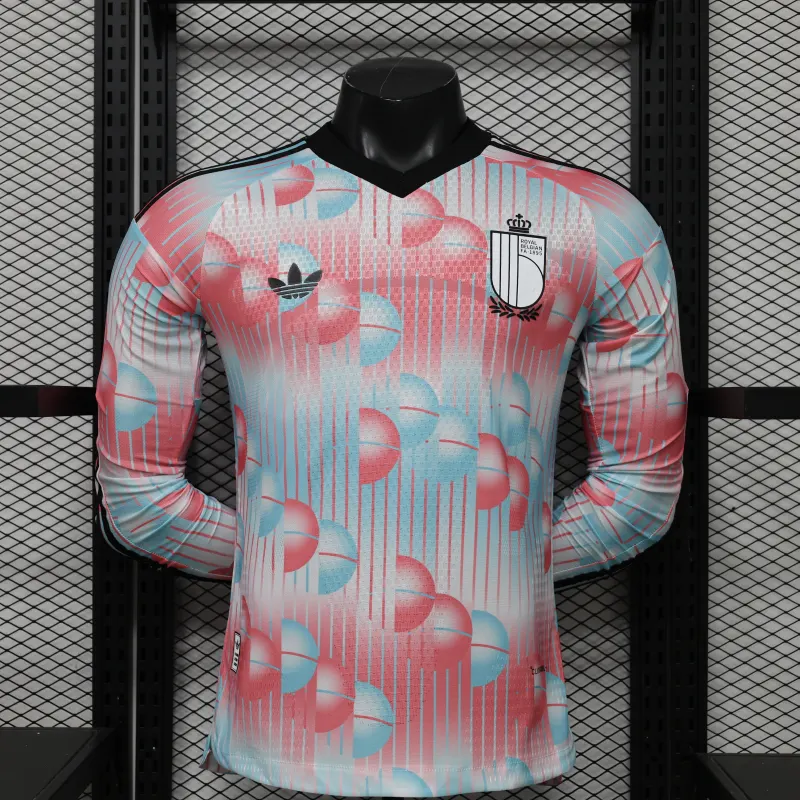 Player Version Belgium 2026 Away Jersey Long Sleeves S-3XL