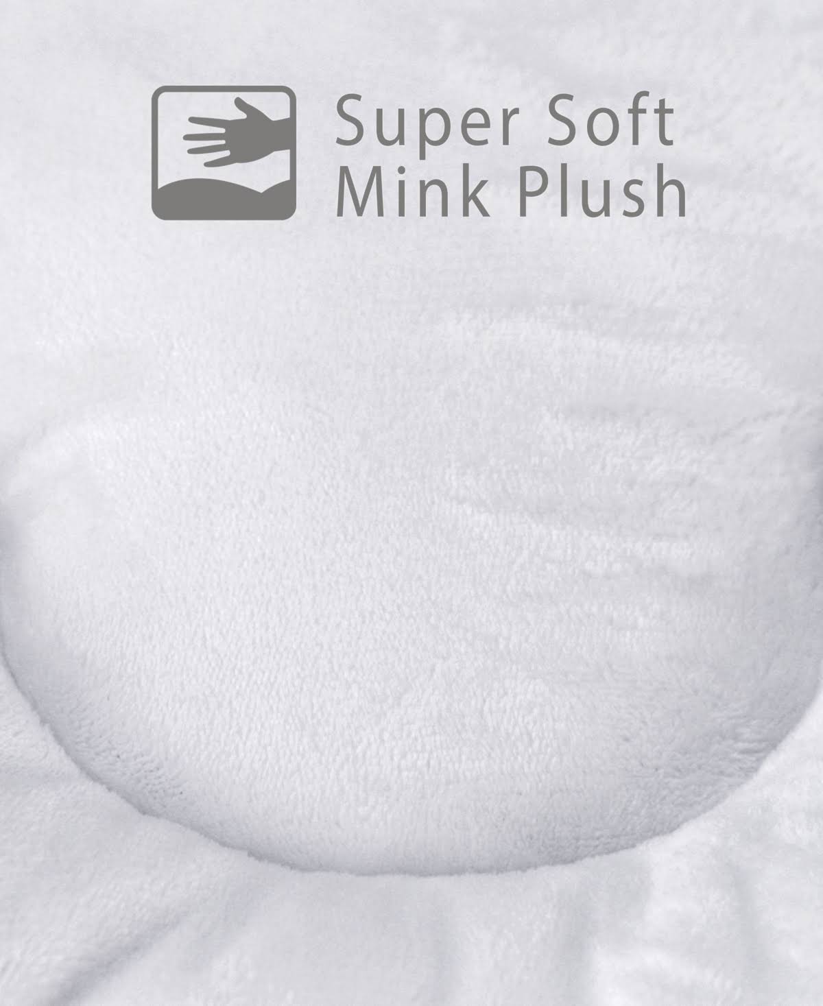 MGM Grand Hotel Mink Plush Fiber Bed Mattress Topper Twin White