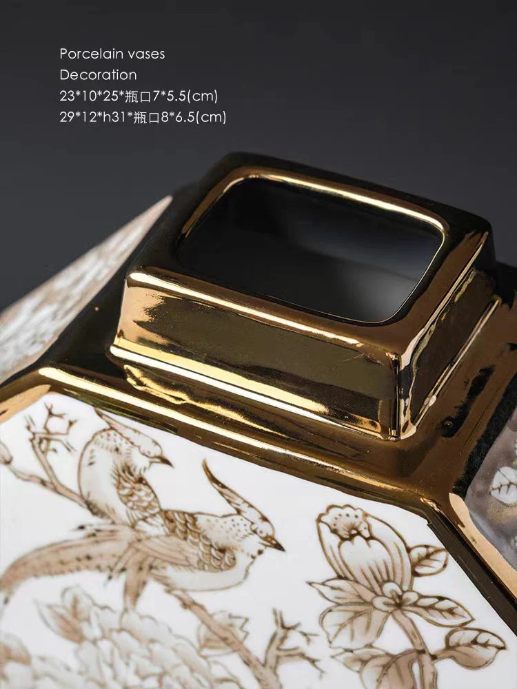 DC091 - Gilded White Porcelain! Oriental Paris Grisaille New Chinese Style 