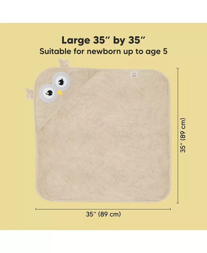 KeaBabies Cuddle Baby Hooded Towel, Organic Baby Bath Towel, Hooded Baby Towels, Baby Beach Towel for Newborn, Kids