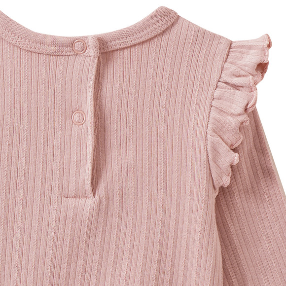 Topomini Pure Collection Baby Langarmbody mit Flügelärmeln