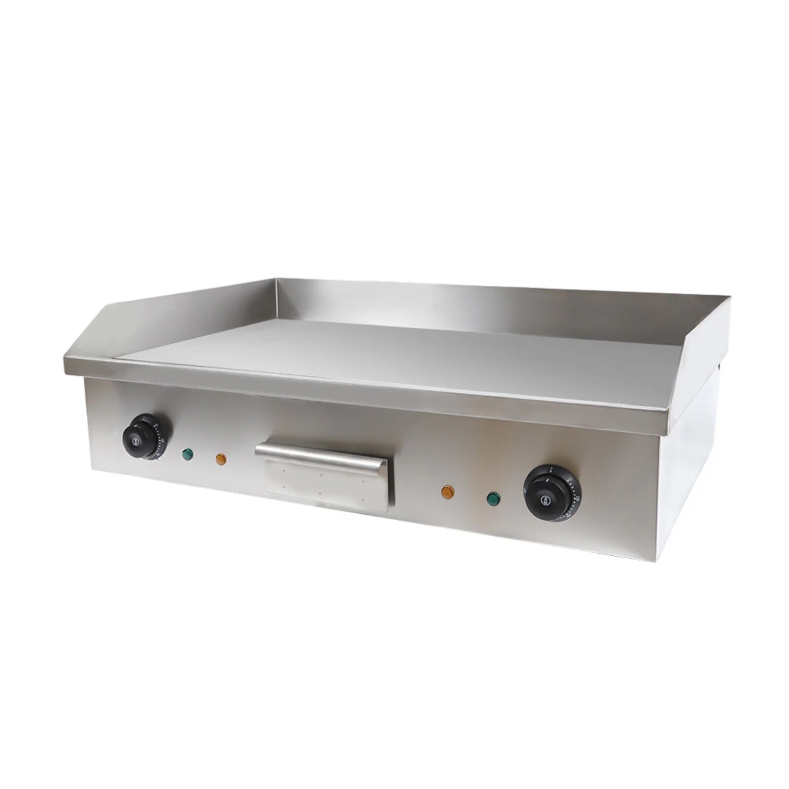 Miumaeov 29inch Commercial Electric Countertop Griddle Stainless Steel Flat Top Grill BBQ Hot Plate 50°C to 300°C Adjustable 4400W 110V