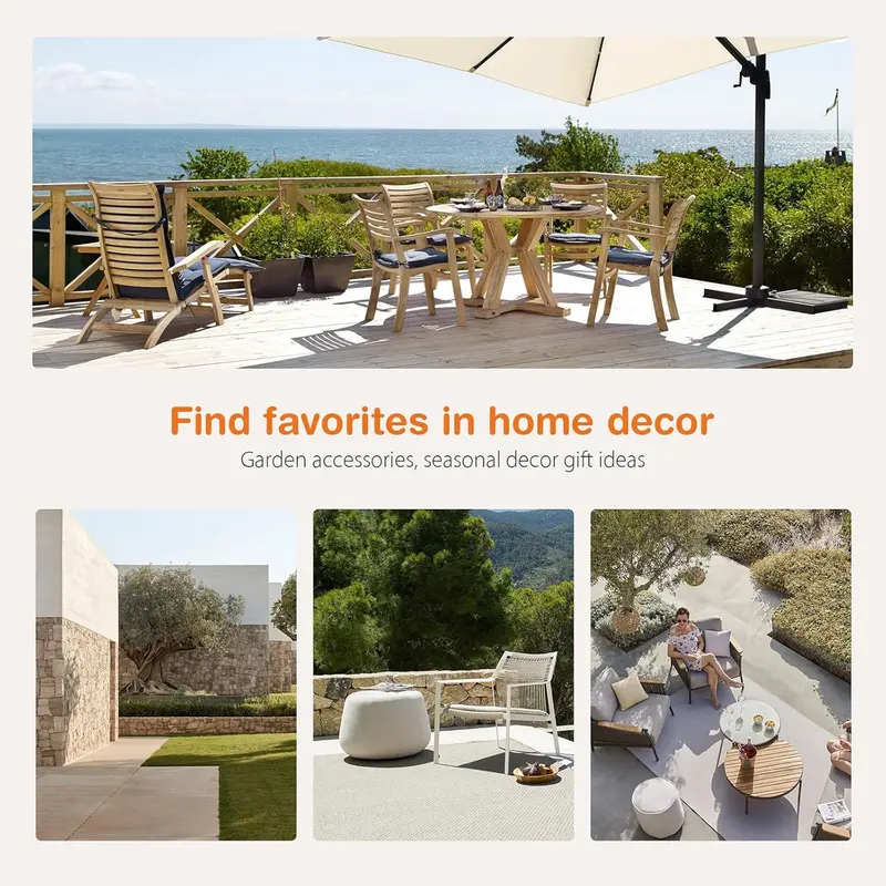 Sweetcripy 3-Piece All-Weather Patio Set – Woven Rattan Chairs with Cushions and Tempered Glass Table