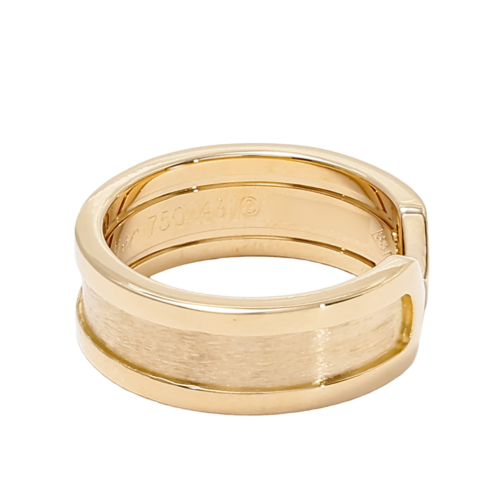 Cartier 2C Ring 18K Yellow Gold