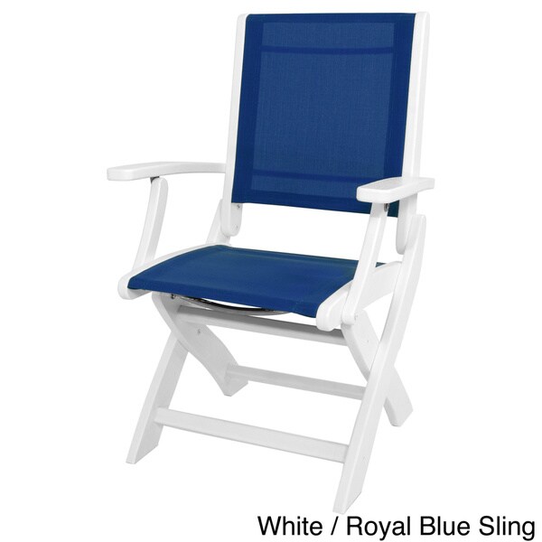 POLYWOOD Coastal Folding Chair