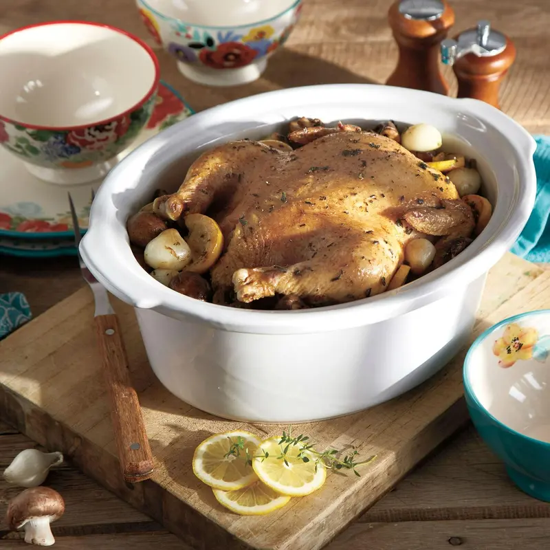 The Pioneer Woman 7-Quart Programmable Slow Cooker – Hamilton Beach Stainless Design
