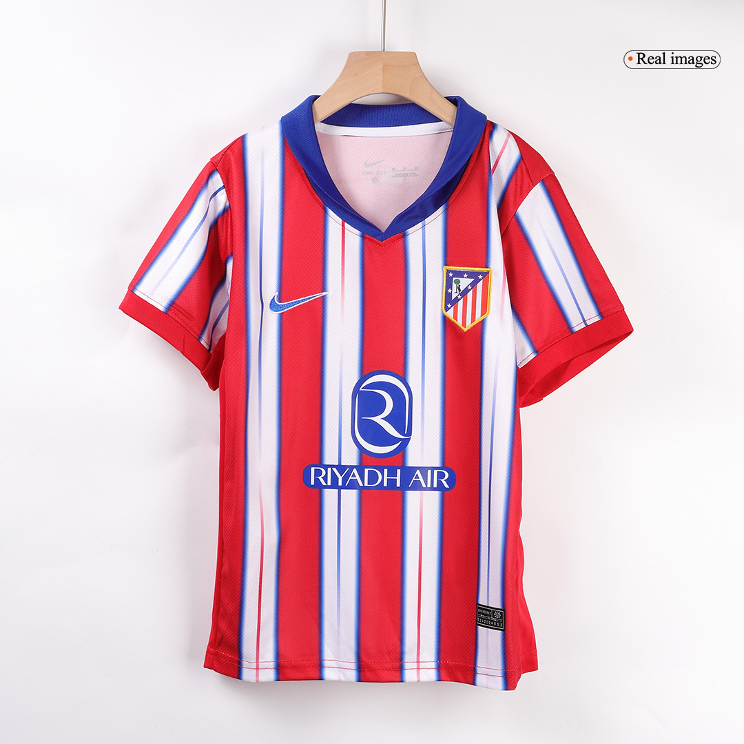 Atletico Madrid Home Kids Soccer Jerseys Kit