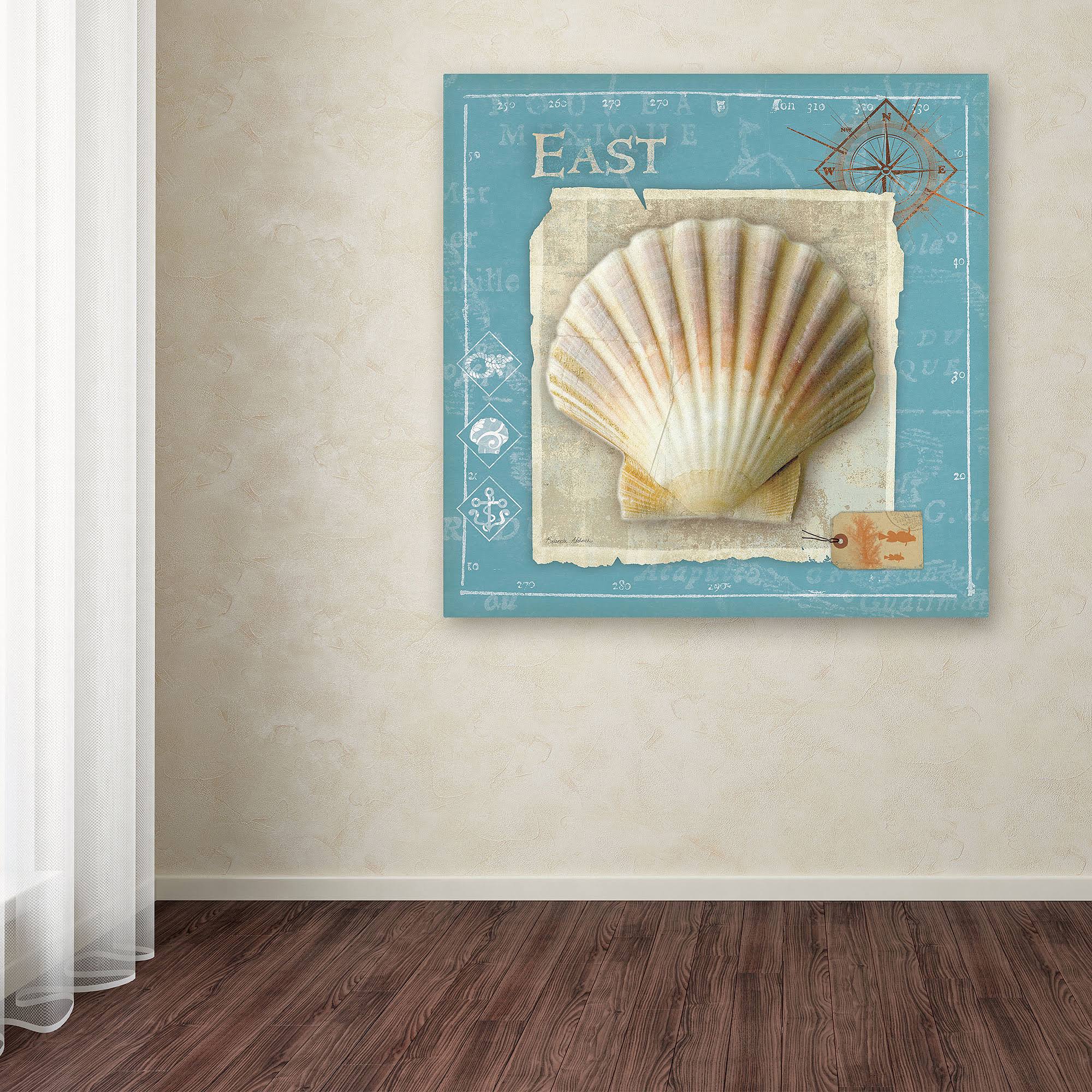 Trademark Global Belinda Aldrich &Points East& Canvas Art