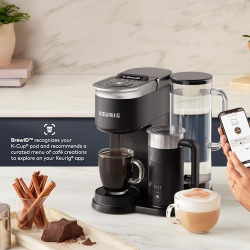 SMART Single Serve K-Cup Pod Coffee Maker, Black