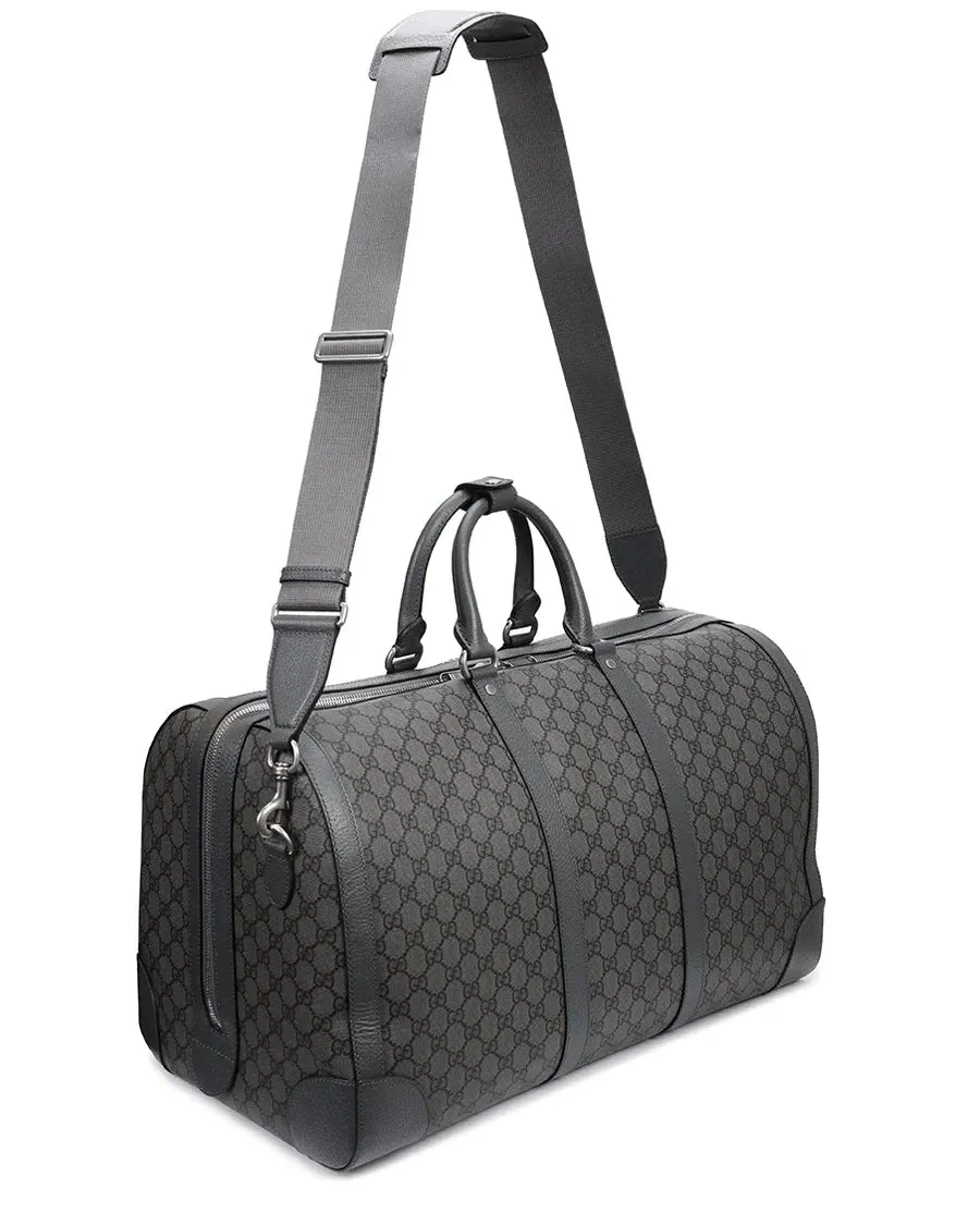 Gucci GG Supreme Canvas Ophidia Duffle Bag – Grey