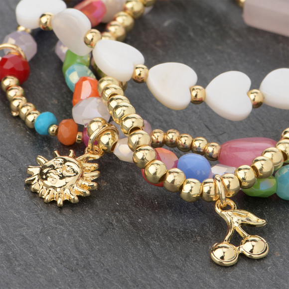 Gina Benotti 4 Damen Armbänder im Set