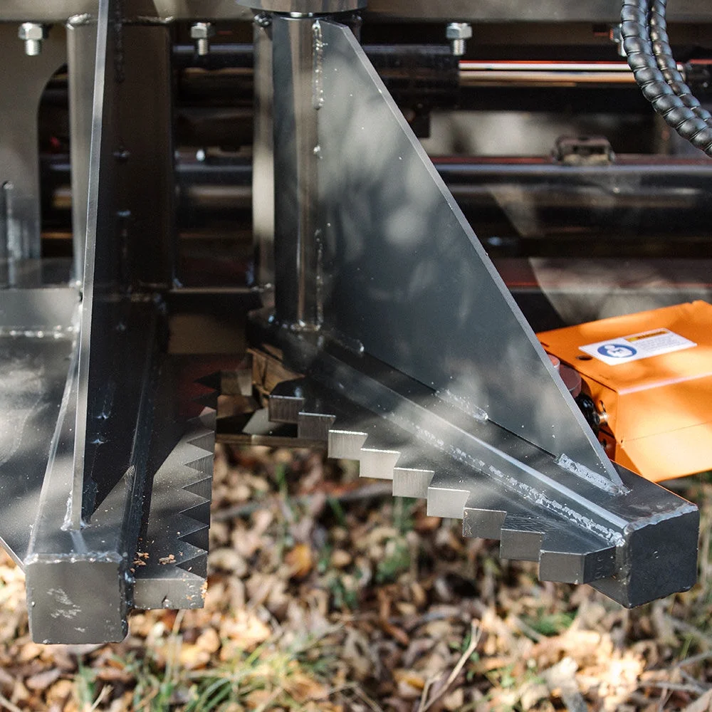 2026 Titan Attachments Post and Tree Puller for Skid Steers, 3,000 PSI Single 2x10 Hydraulic Cylinder, Optional Push Bar Guard, Universal Landscape Tool Removes Tree Roots and Fence Posts