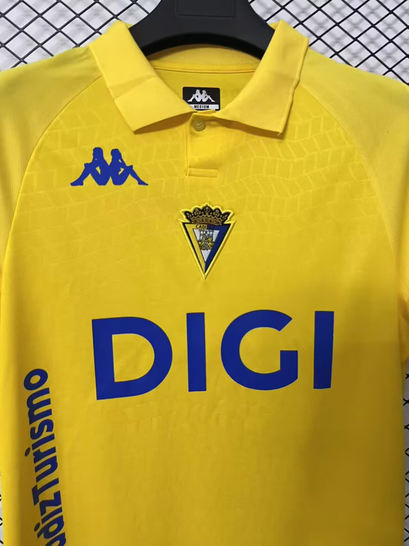 Cadiz CF 26/27 Home Jersey with Patch S-4XL Fan Version