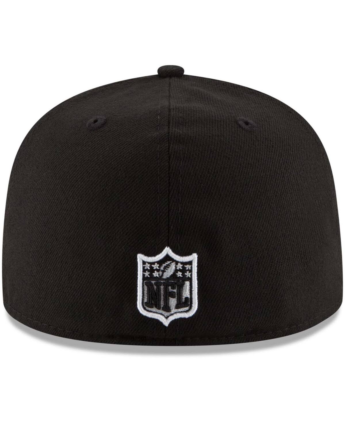 Men&s Buffalo Bills New Era Black B-Dub 59FIFTY Fitted Hat