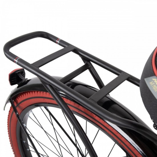 26″ Nel Lusso Men’s Cruiser Bike, Black