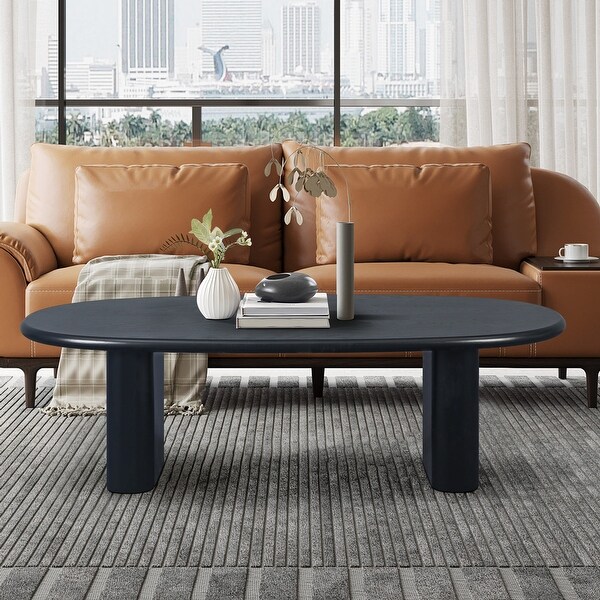 Roomfitters 51'' Tapered Tabletop Coffee Table,Natural Wood