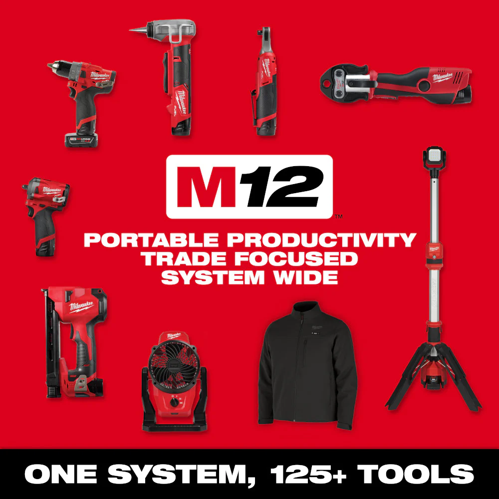 Milwaukee 2955-20 M12 12V PACKOUT Cordless Bluetooth Jobsite Speaker - Bare Tool