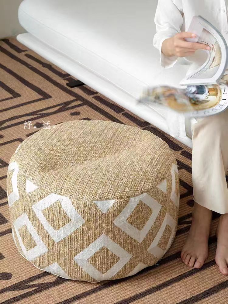CH055 (Single) - Moroccan Round Pouf