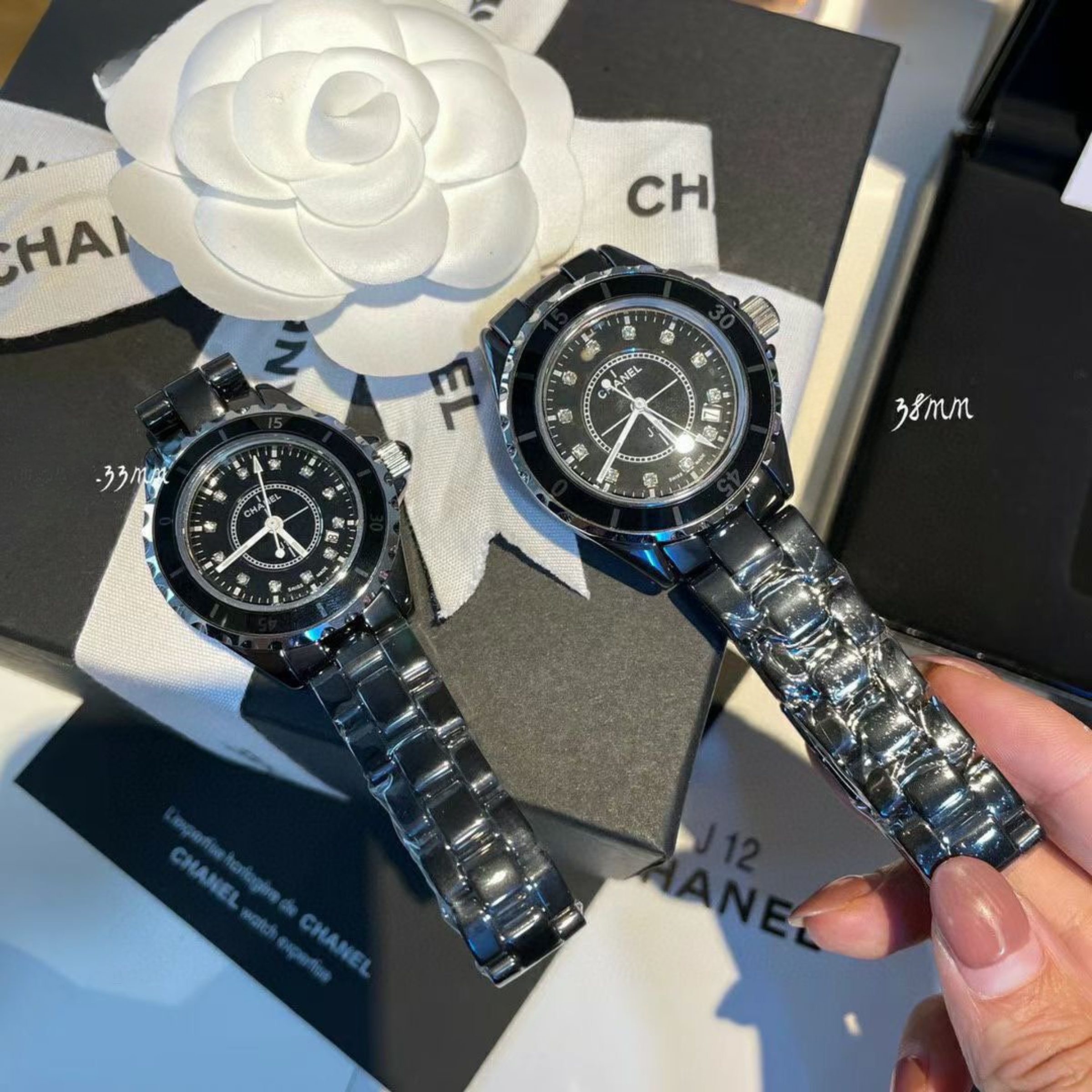 [SUPER CLONE] Chanel J12 Watch Calibre 12.6 – 38 mm Black Dial