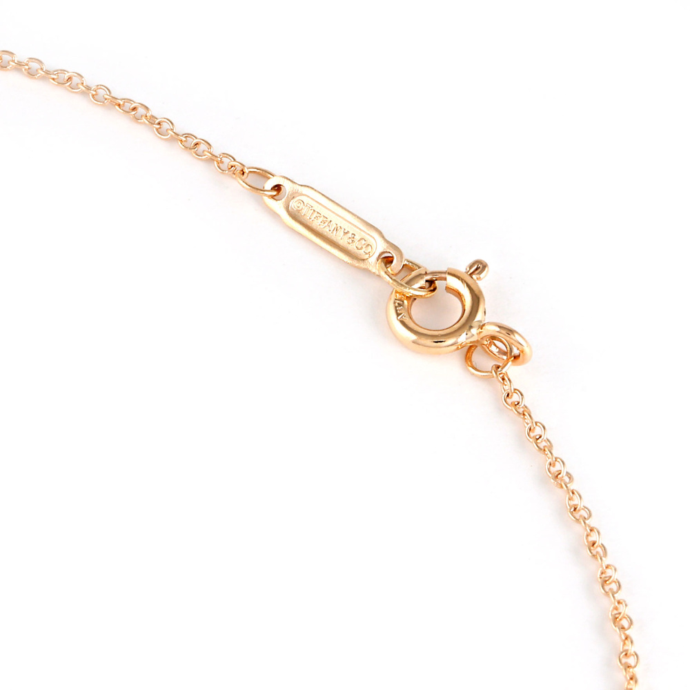 Tiffany & Co. Tiffany T Smile Necklace 18K Rose Gold Diamond 63058815