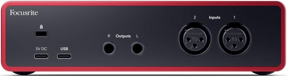 USB Audio Interface for Recording, Songwriting, Streaming and Podcasting — High-Fidelity, Studio Quality Recording, and All the Software You Need to Record