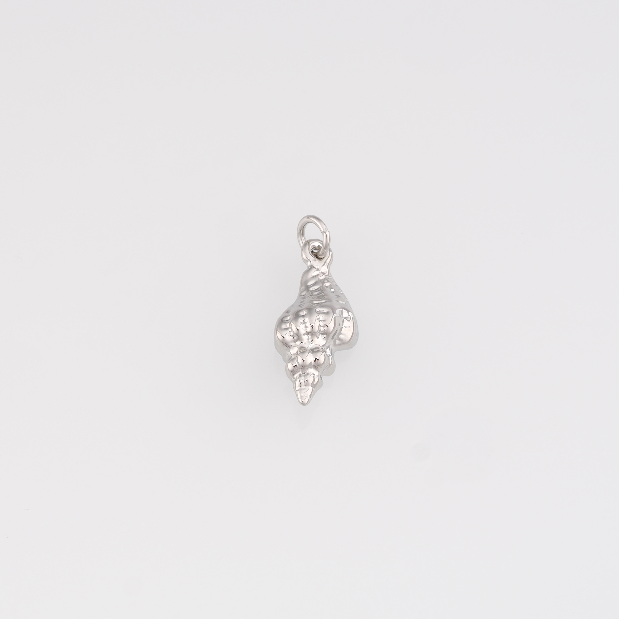 18K Gold Filled Conch Shell Pendant,Ocean Shell Charm Earrings Necklace for DIY Jewelry Making Supply