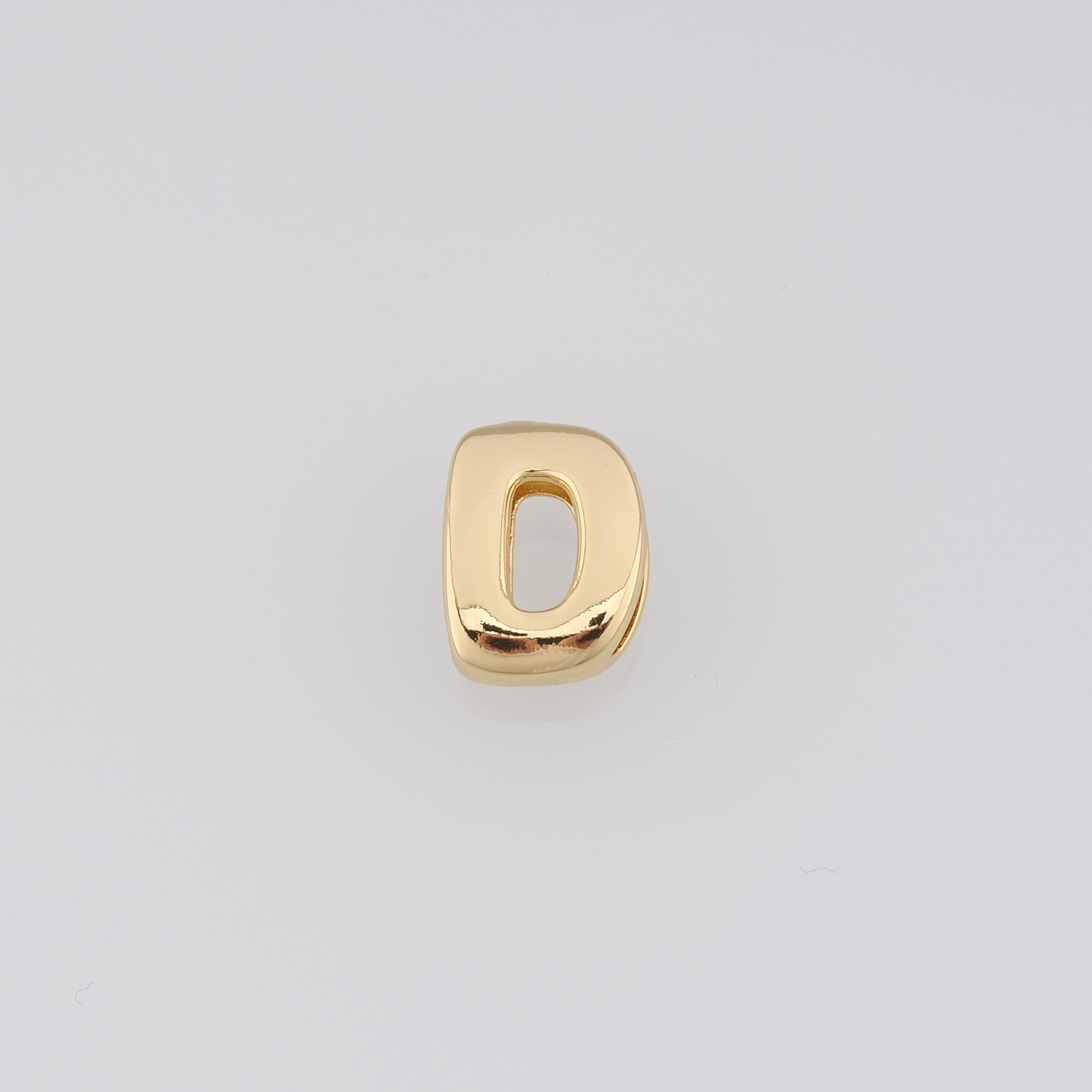 18K Gold Filled Initial Spacer Beads,Letter Spacer Beads,DIY Jewelry Making Supply
