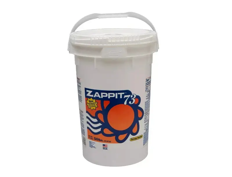 Zappit Super Strength Pool Shock – 50 lb Bucket, 73% Available Chlorine, Fast-Dissolving Granules