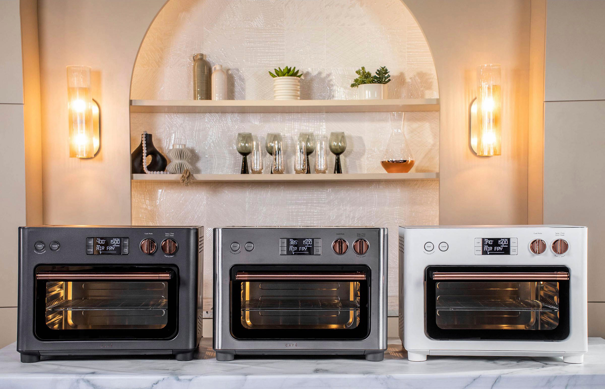 Café - Couture Smart Toaster Oven with Air Fry - Matte White