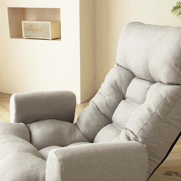 Adjustable head and waist,lounge chair ,360 degree rotatable sofa chair