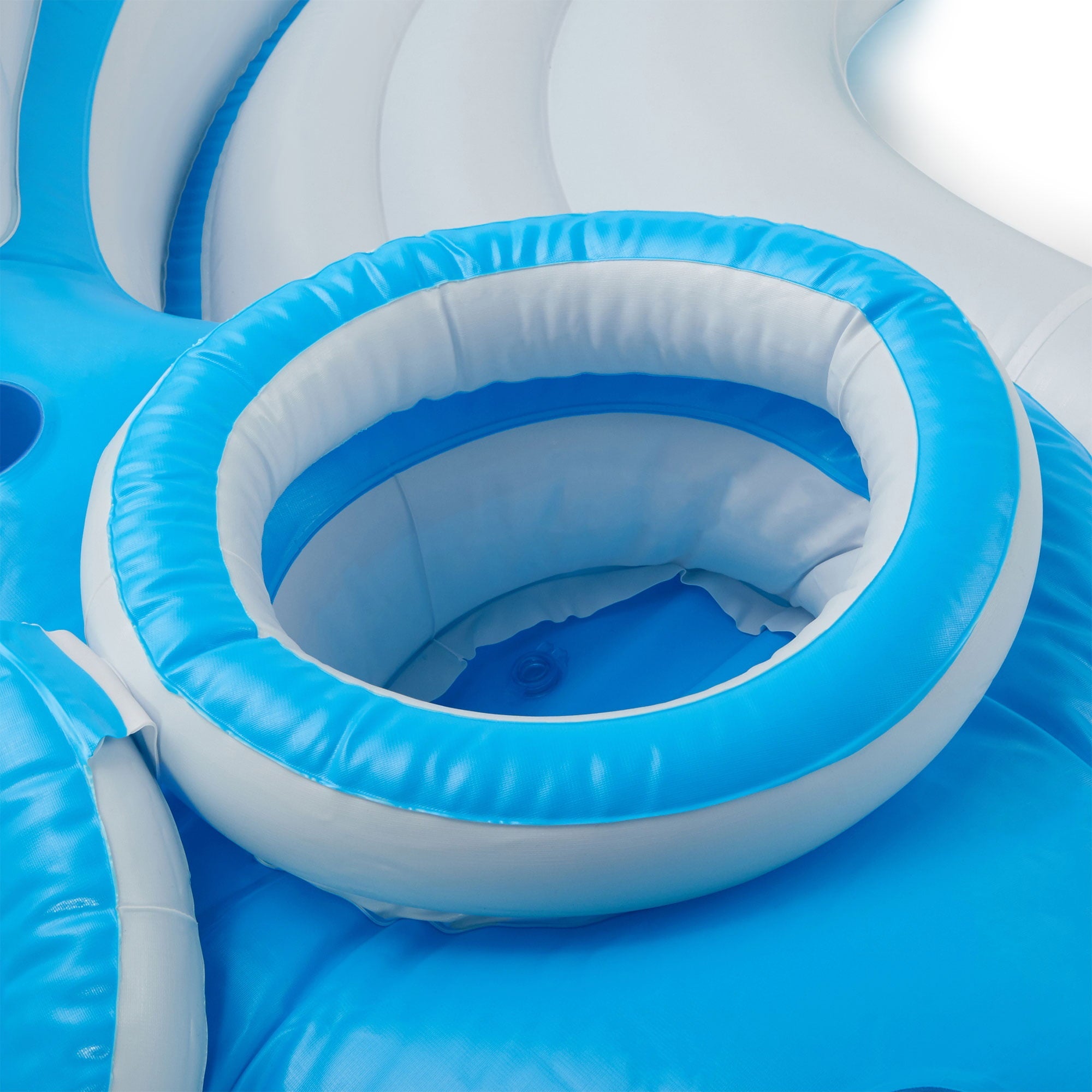 Intex 56299EP 7 Person Inflatable Splash N Chill Lake and Pool Lounger