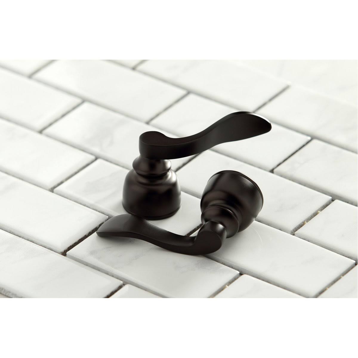 Kingston Brass FB8951NFL NuWave French Widespread Bathroom Faucet, Polished Chrome