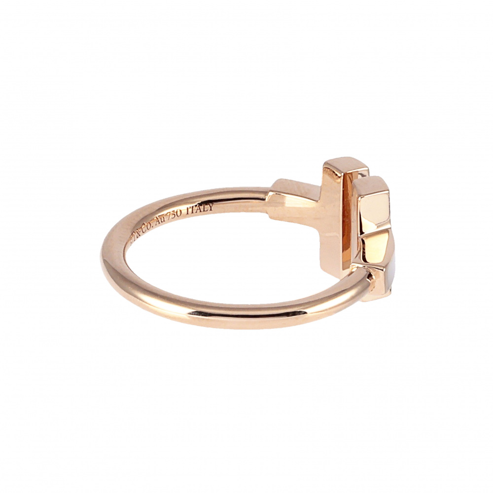 Tiffany & Co. Tiffany T Wire Ring 18K Rose Gold 64027913