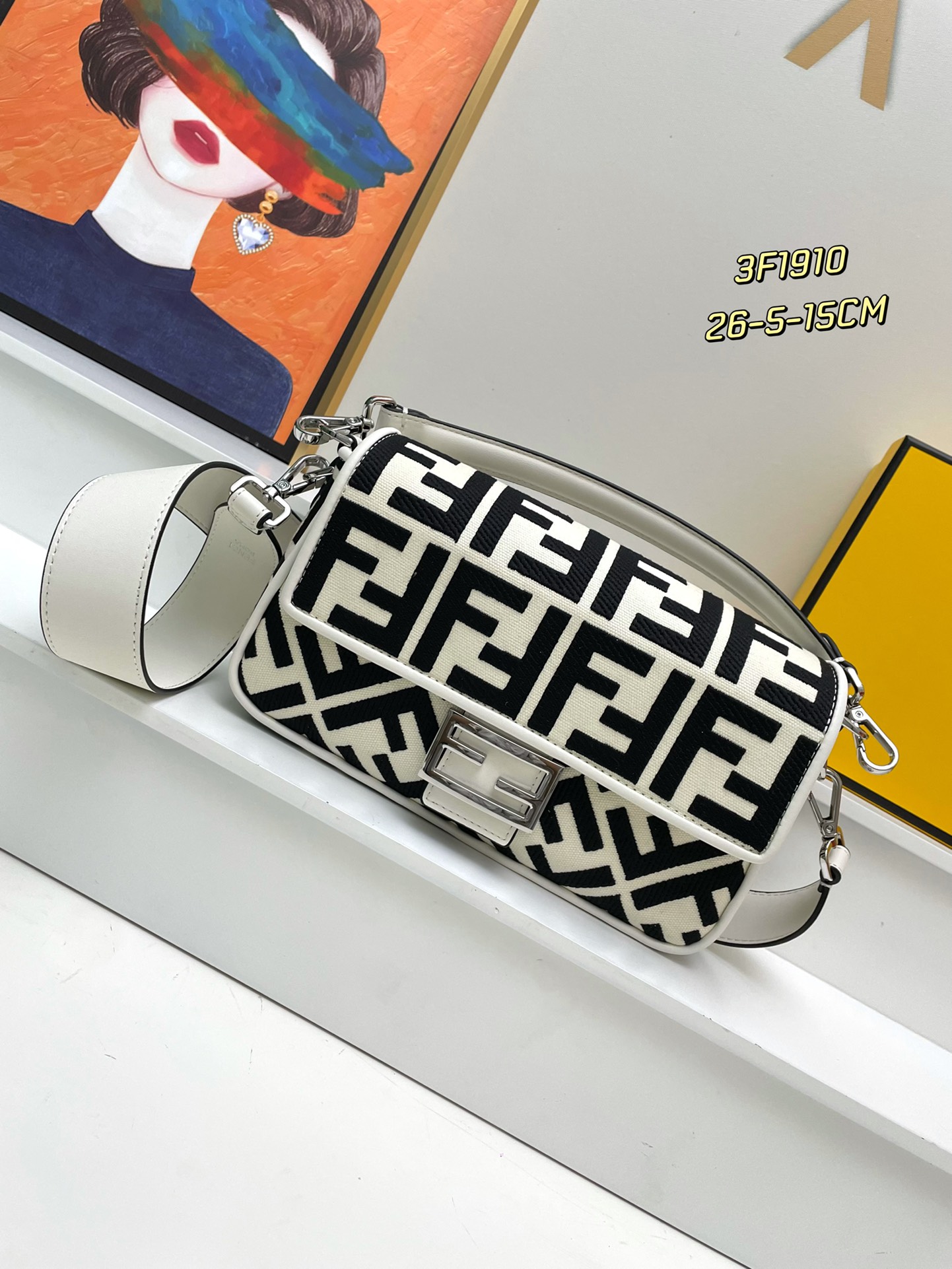 Fendi Embroidery Baguette Bag - cnluxepick