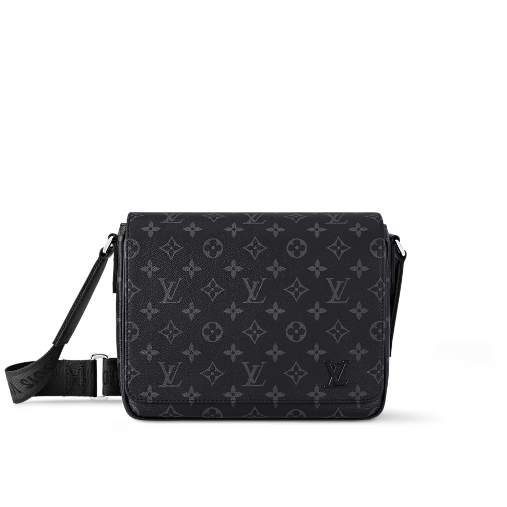 Louis Vuitton District Pm Bag Monogram Black 26Cm M46255 For Men