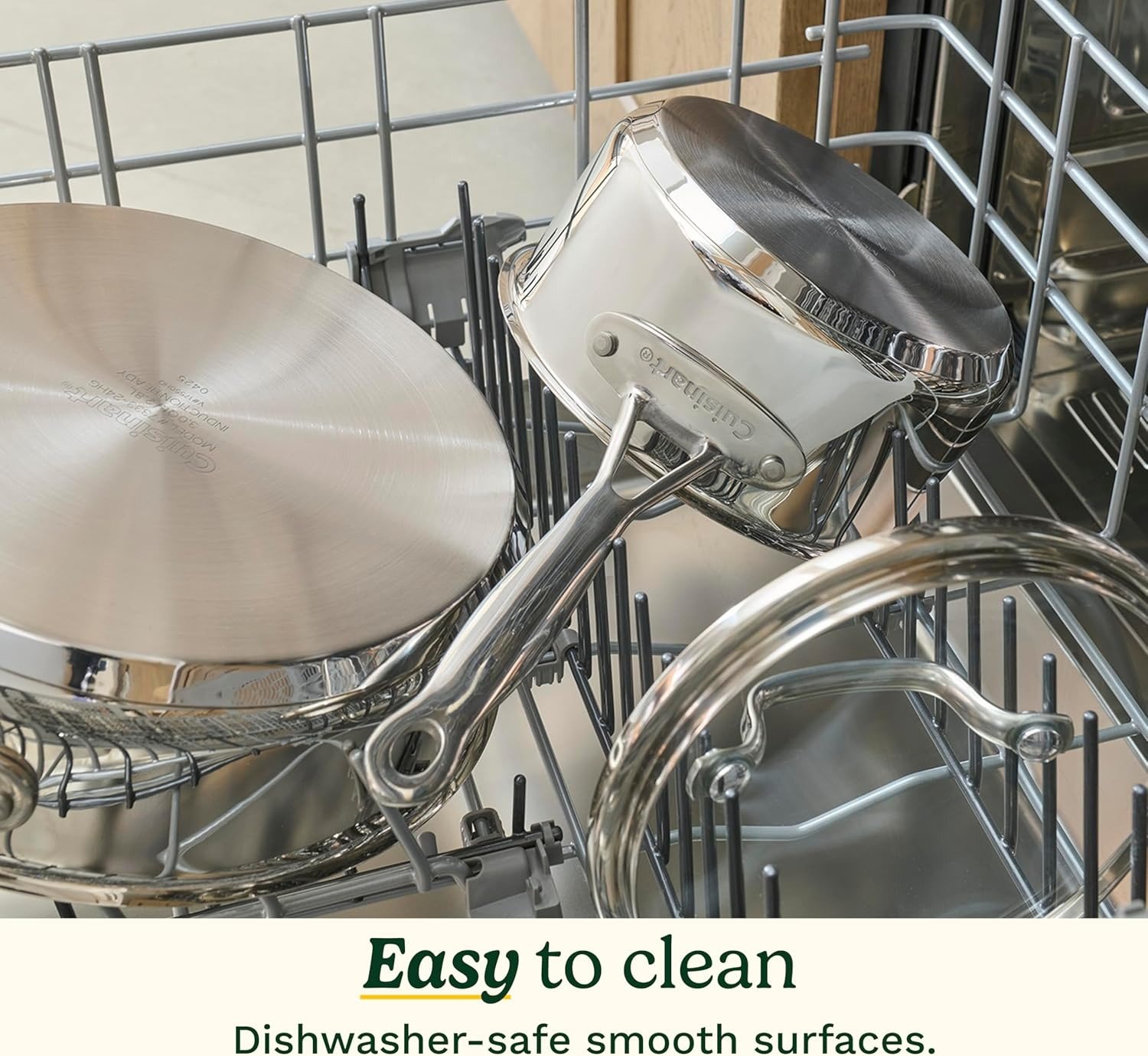 11-Piece Stainless Steel Cookware Set Aluminum Encapsulated Base Oven Safe 500°F