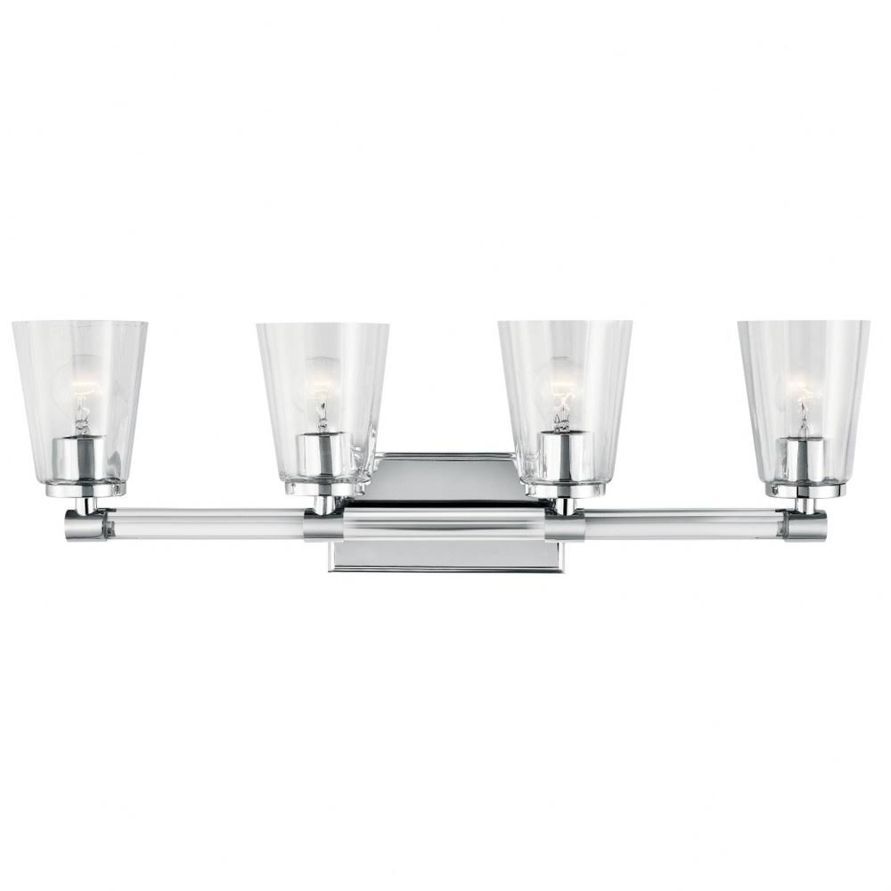 Kichler Audrea 4 Light Bath, Natural Brass - 45869NBR