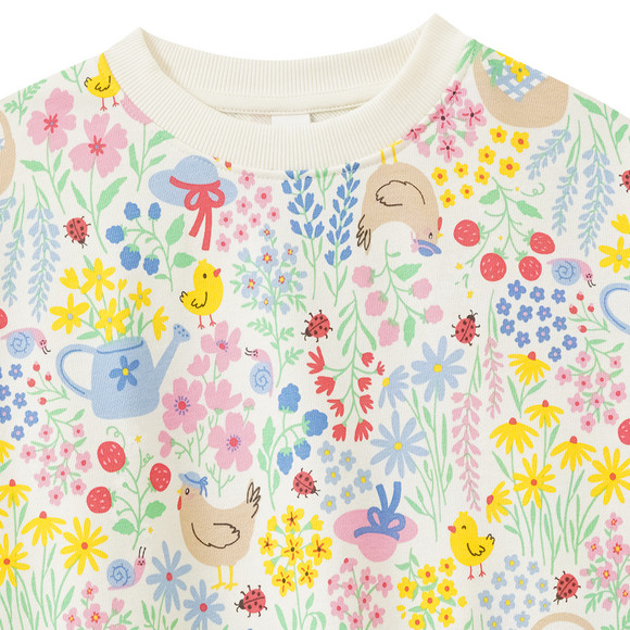 Topolino Mädchen Sweatshirt mit Allover-Print