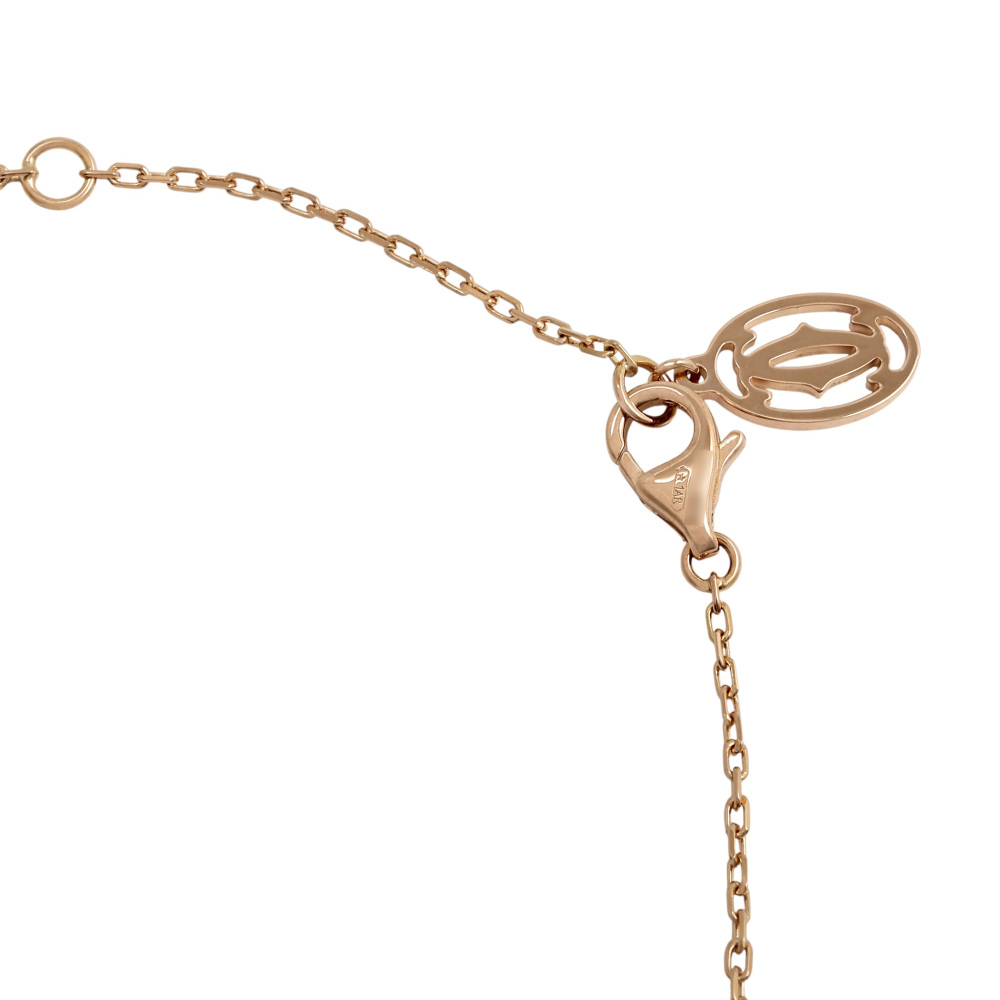 Cartier Diaman Leger Necklace 18K Rose Gold Diamond B7215200