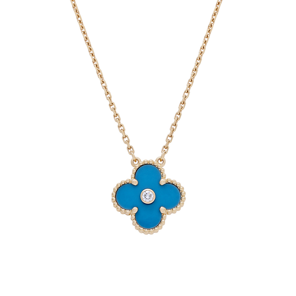 Van Cleef & Arpels Vintage Alhambra 2019 Christmas Limited Necklace 18K Yellow Gold VCARP46000