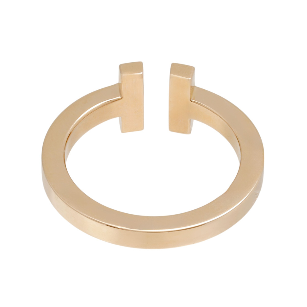 Tiffany & Co. Tiffany T Square Ring 18K Rose Gold 60147408