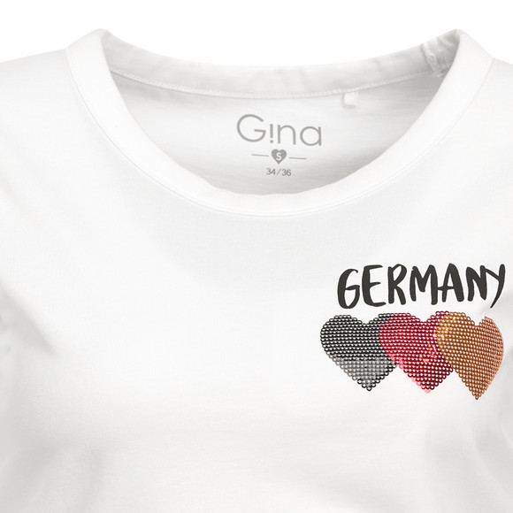 Gina Damen T-Shirt im Fußball-Design