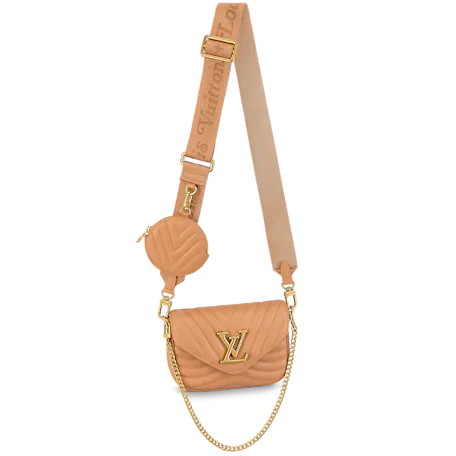 Louis Vuitton New Wave Multi Pochette 19Cm Beige