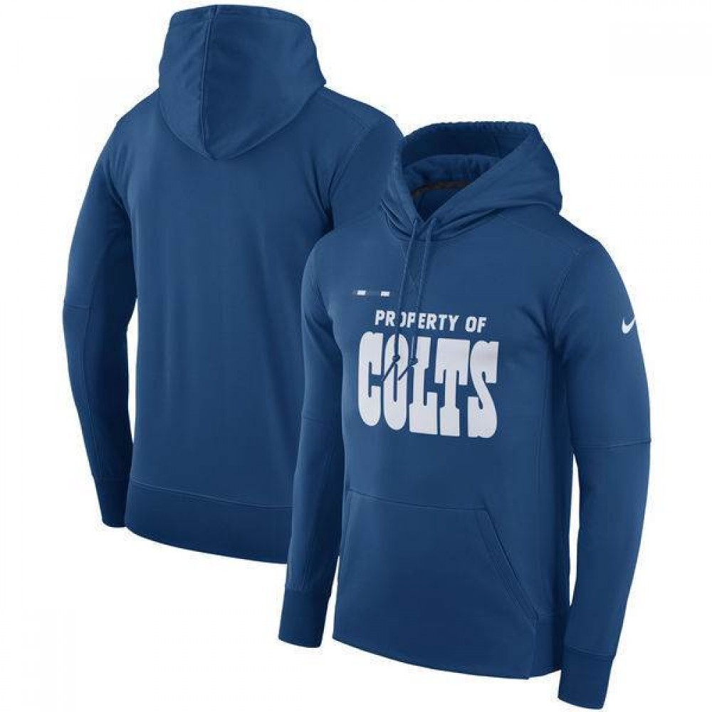 Men's Indianapolis Colts Club Therma NFL Pullover Hoodie